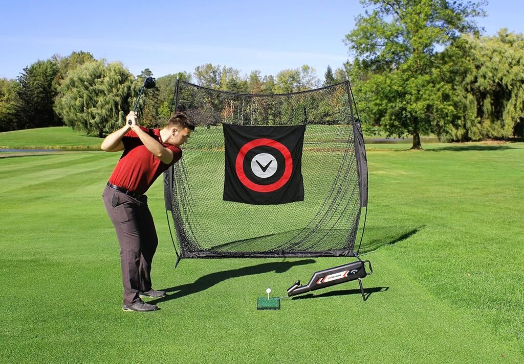 golf hitting nets and mats